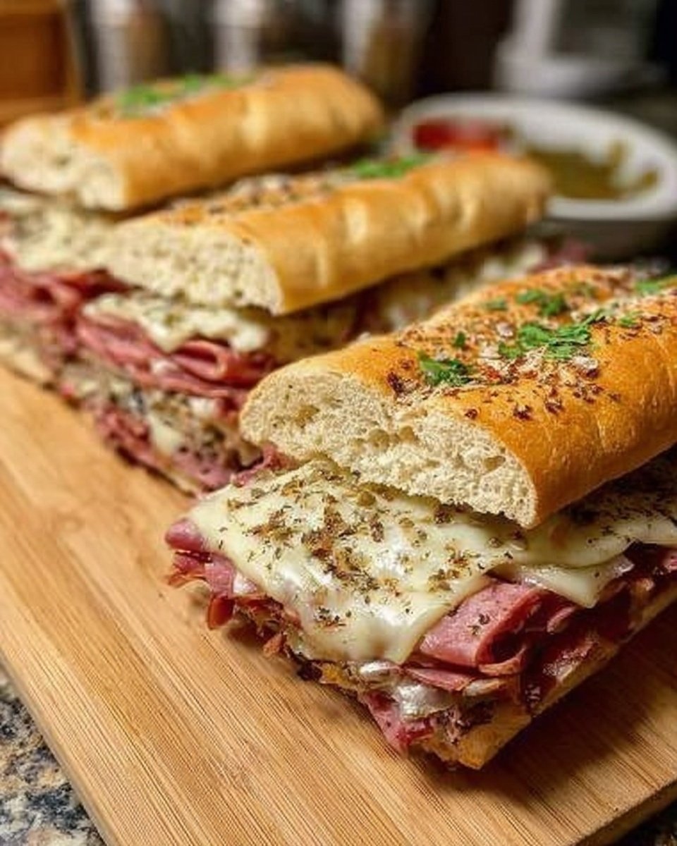 07 Baked Italian Sub Sandwiches 🇮🇹🥪🔥 image