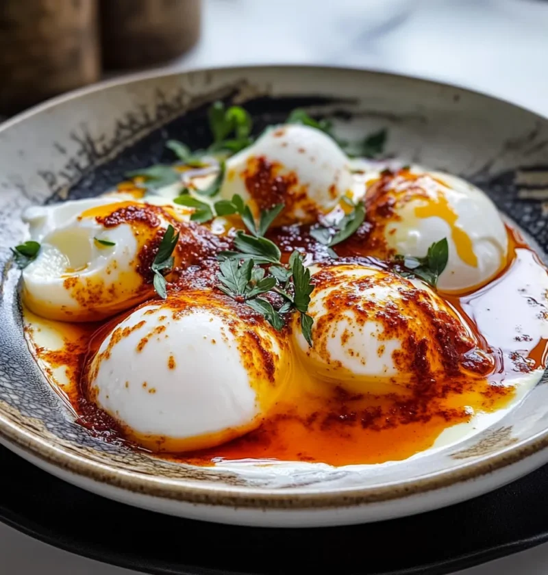 Turkish Eggs (Cilbir): A Creamy, Spiced Breakfast Delight 1 sidou0054764 httpss.mj .runa1iQH9 E1R4 Amateur photo fromv red b33baf34 9e59 4a0d 9af8 0d84a19a1a02 3