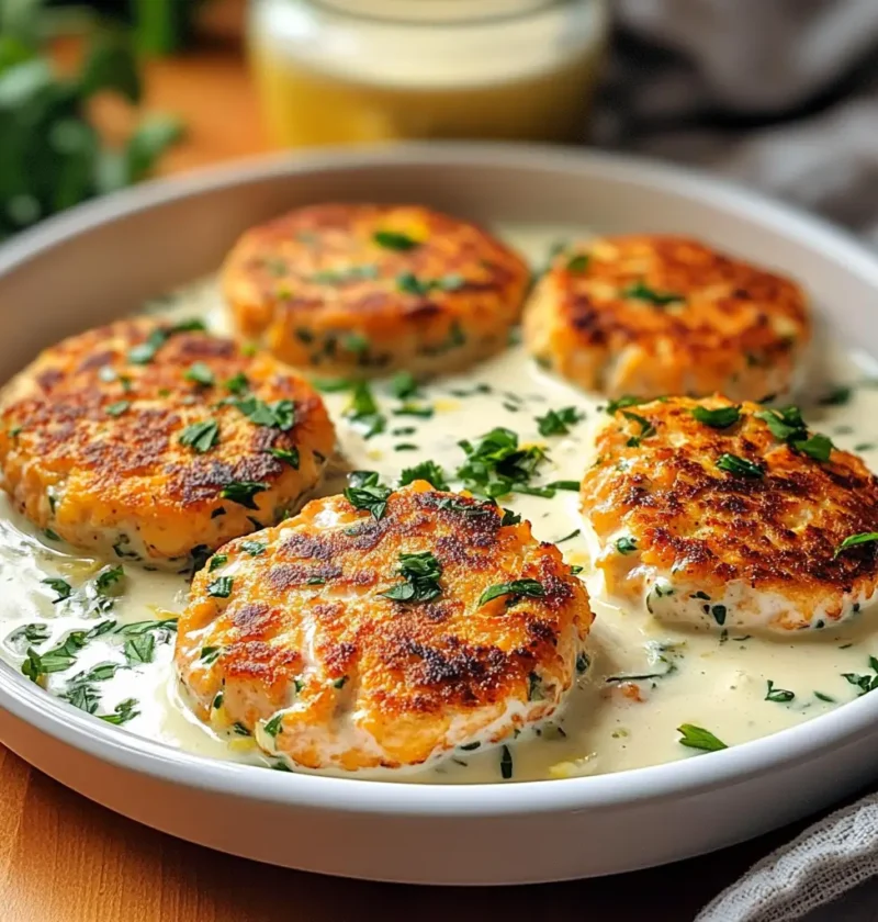 Salmon Patties with Creamy Lemon-Garlic Sauce: A Flavorful Seafood Delight 1 sidou0054764 httpss.mj .runsPh7Wvu40Kk Amateur photo fromv red ba04f45b 84bb 481f a071 8d63c54ea890 2